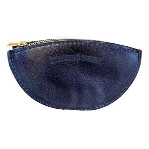 Portland Leather Small Seesaw Slider Pouch - Cowboy Blue - Brand New